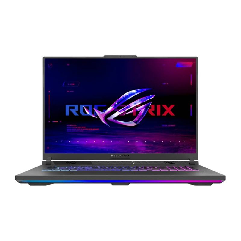 Laptop gamer Asus ROG Strix G18 Ryzen 9 RTX 5060 18" gris frontal