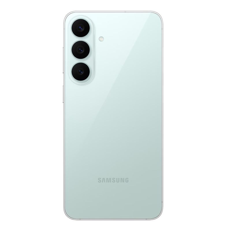 Samsung S26 FE 256 GB verde con pantalla AMOLED dorsal