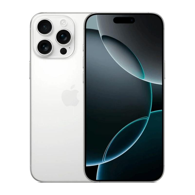 iPhone 16 Pro Max 512 GB 5G cámara triple 48 MP blanco frontal