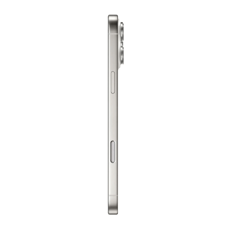 iPhone 16 Pro Max 512 GB 5G cámara triple 48 MP blanco lateral