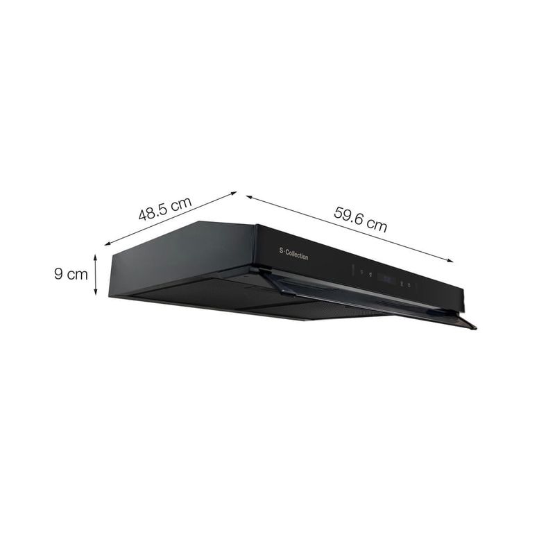 Campana Scollection 60 cm con control táctil y 3 velocidades medidas
