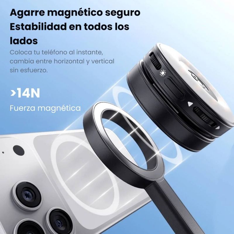 Trípode Ulanzi SK-21 magnético auto-open 1.8m negro magnético