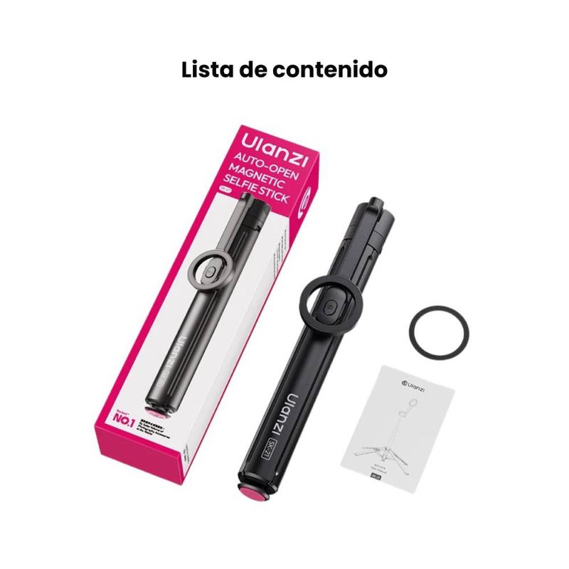 Trípode Ulanzi SK-21 magnético auto-open 1.8m negro empaque