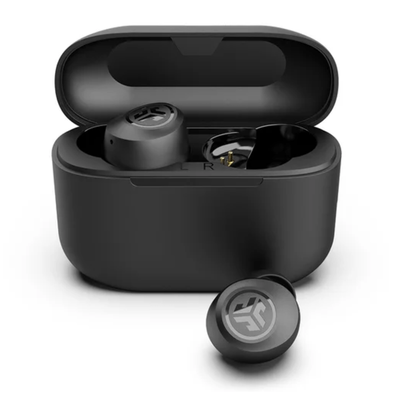 Audífonos JLab Go Air Pop bluetooth 5.1 táctiles negro frontal