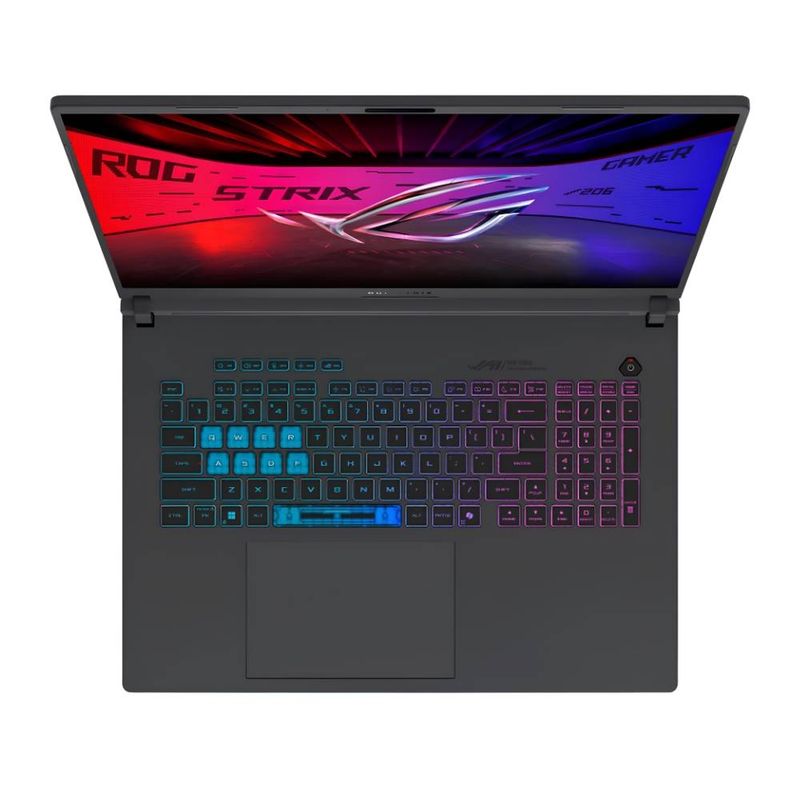 Laptop gamer Asus ROG Strix G18 Ultra 9 RTX 5070TI eclipse grey teclado