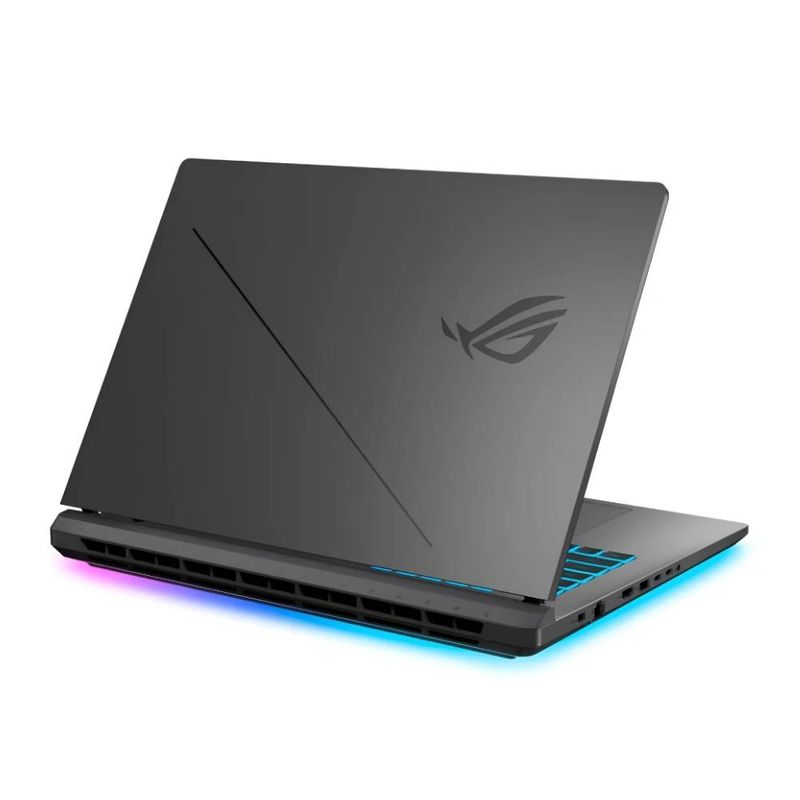 Laptop gamer Asus ROG Strix G18 Ultra 9 RTX 5070TI eclipse grey dorsal oblicuo