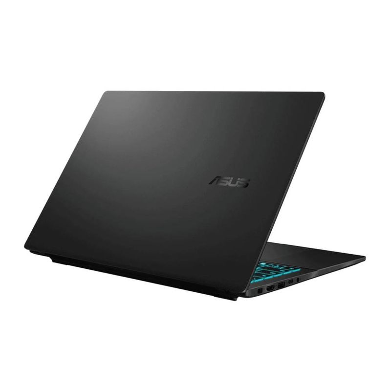 Laptop gamer ASUS V16 16" Core 5 210H RTX 3050 SSD 512GB negro dorsal oblicuo