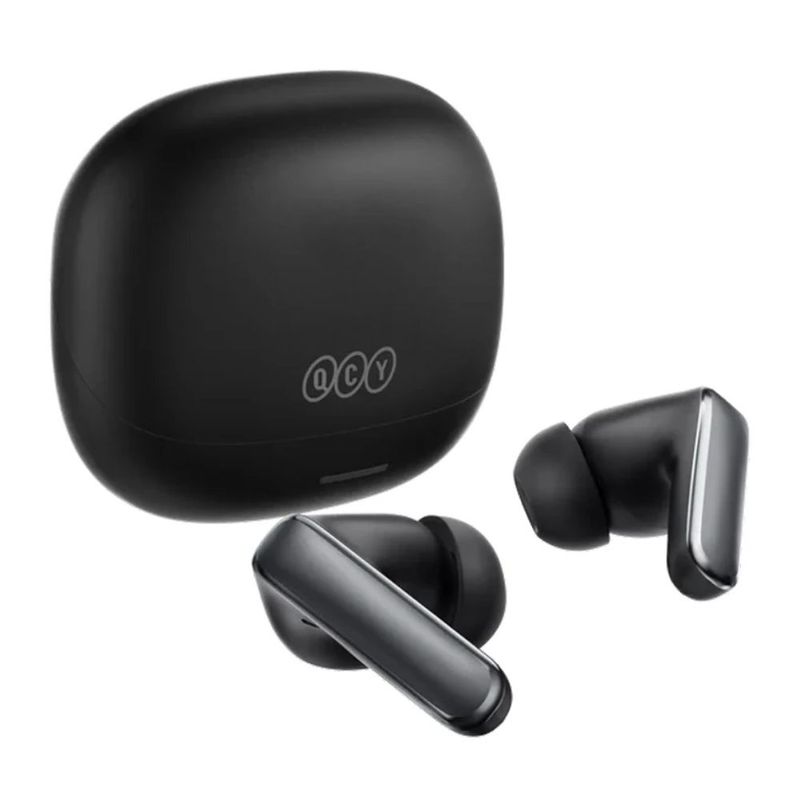 Audífonos QCY N65 bluetooth 6.0 ANC 60 dB IPX5 negro diseño in ear