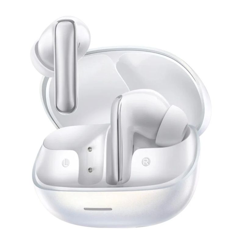 Audífonos QCY N65 bluetooth 6.0 ANC 60 dB IPX5 blanco