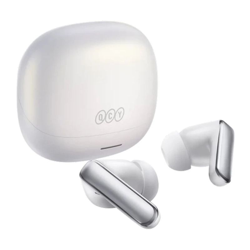 Audífonos QCY N65 bluetooth 6.0 ANC 60 dB IPX5 blanco diseño in ear