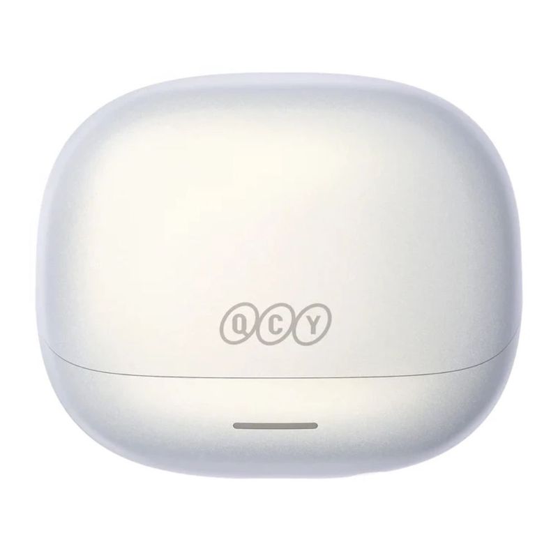 Audífonos QCY N65 bluetooth 6.0 ANC 60 dB IPX5 blanco estuche de carga