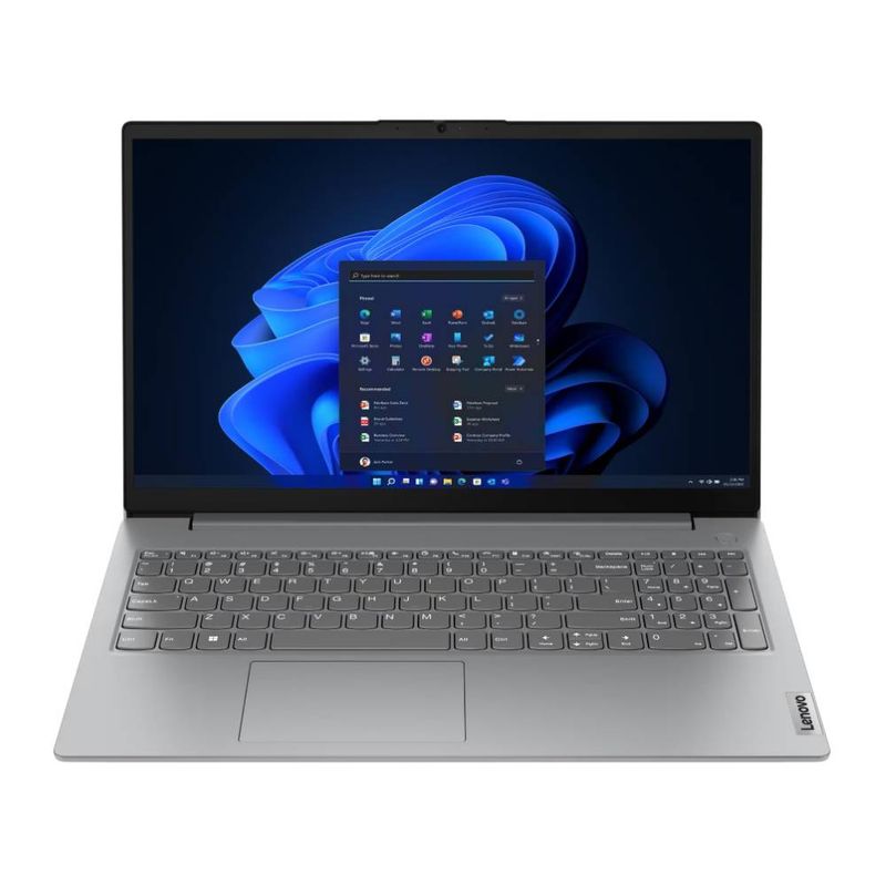 Laptop Lenovo V15 G4 AMN Ryzen 3 7320U 512GB FreeDOS gris frontal