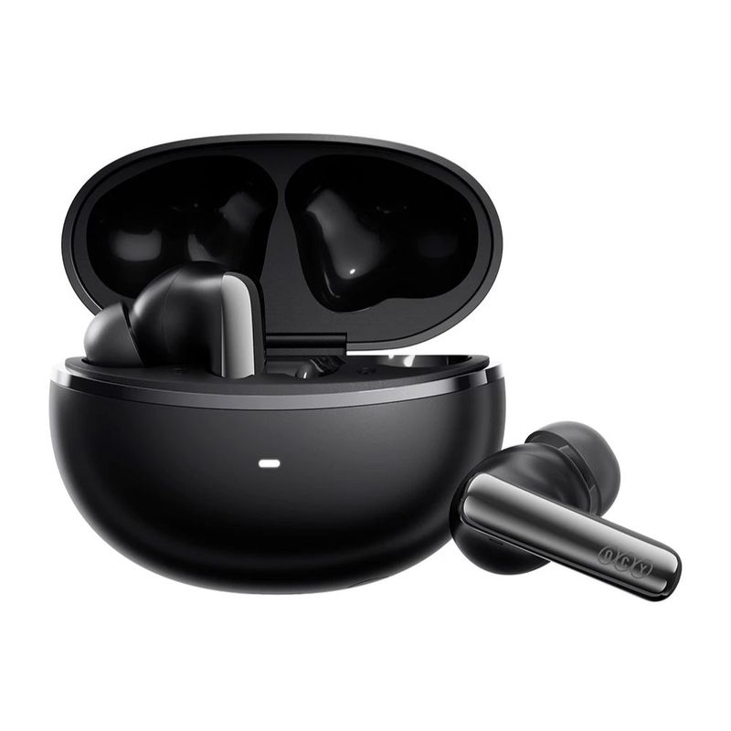 Audífonos QCY MeloBuds N70i TWS ANC 56 dB IPX5 negro micrófonos