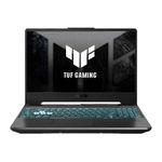 Laptop gamer ASUS TUF A15 Ryzen 7 8845HS RTX 3050 negro frontal