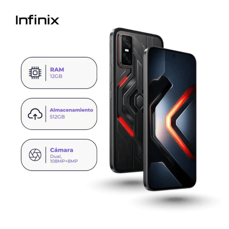 Infinix GT 30 Pro 5G: celular gamer AMOLED de 144 Hz características