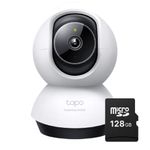 Cámara Tapo TC72 2K para interior + microSD 128GB frontal