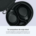 Audífonos Sony WH-1000XM4C bluetooth 6.0 con ANC negro contenido de caja