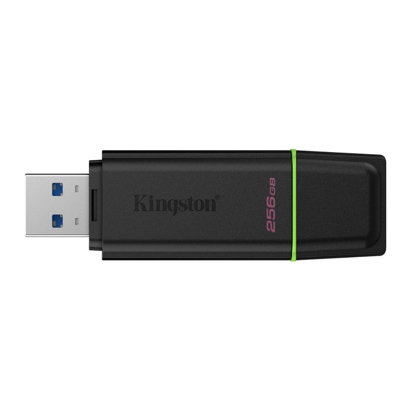 Memoria USB Kingston DataTraveler Exodia 256GB USB 3.2 negro frontal sin tapa