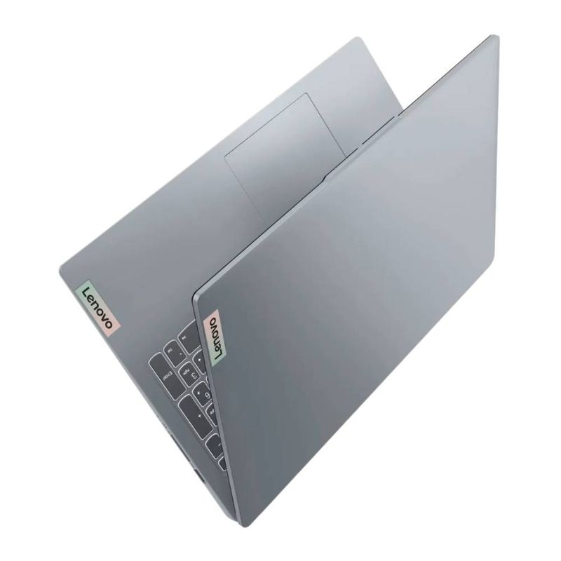 Laptop Lenovo IdeaPad Slim 3 Ryzen 5 7520U gris semicerrado