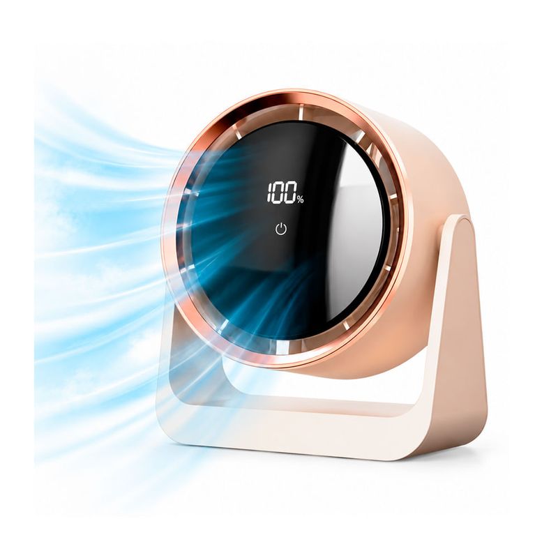 Ventilador Syshop FS-36 recargable de 5 velocidades diagonal