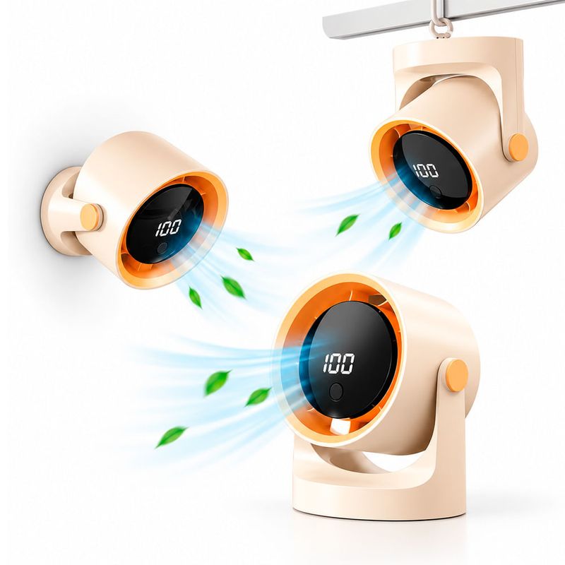 Ventilador Syshop FS-36 recargable de 5 velocidades garantía