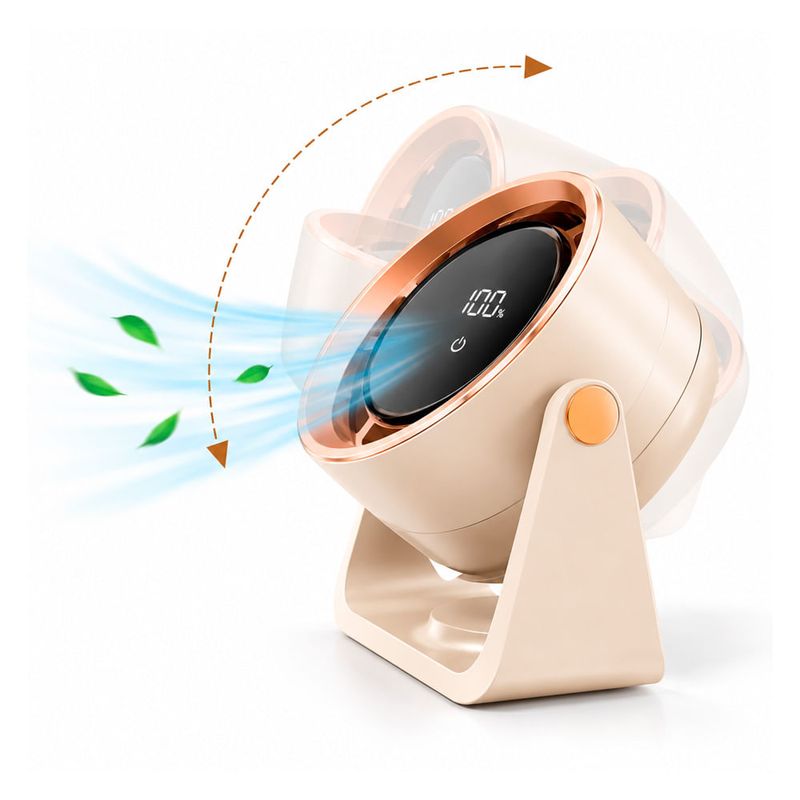 Ventilador Syshop FS-36 recargable de 5 velocidades beneficio