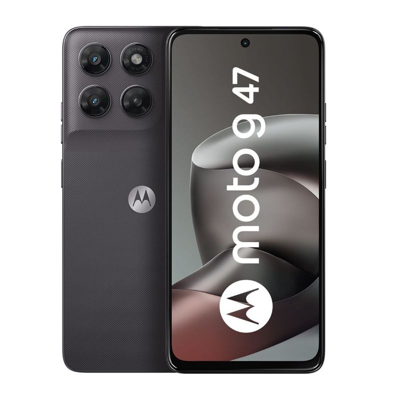 Celular Motorola G47 5G 128GB 4GB RAM gris frontal