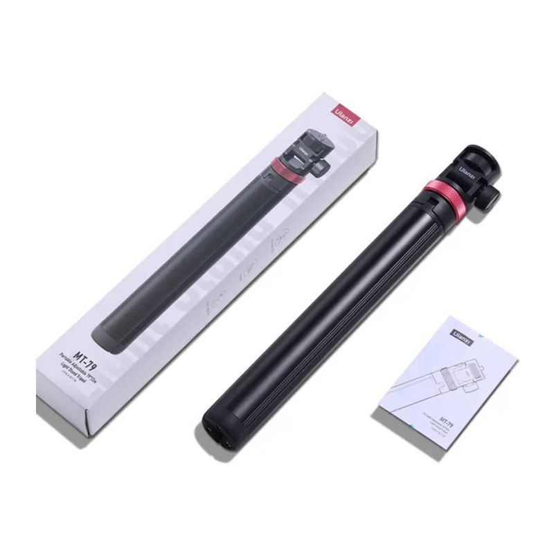 Trípode Ulanzi MT-79 telescópico 207 cm para cámara negro contenido
