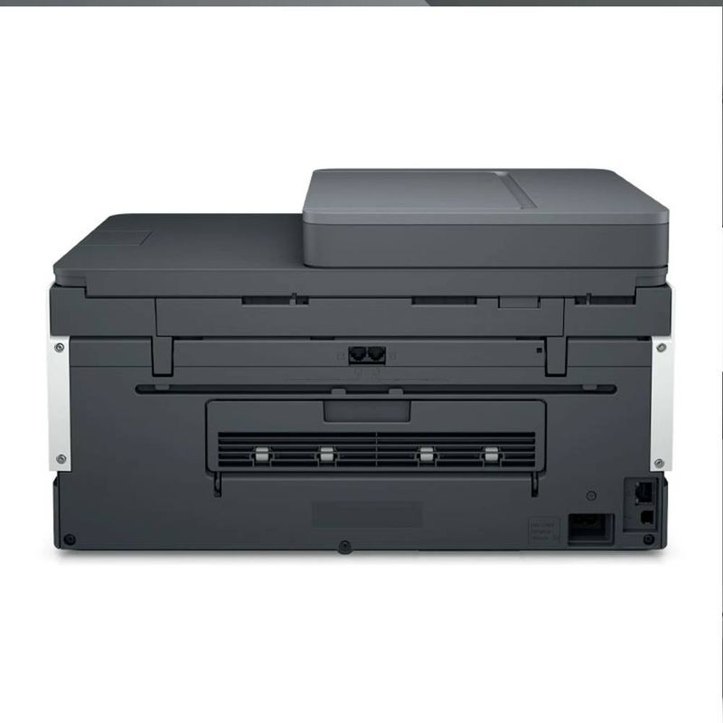 Impresora HP Smart Tank 790 multifuncional Wi-Fi y fax blanco dorsal