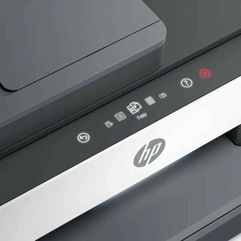 Impresora HP Smart Tank 790 multifuncional Wi-Fi y fax blanco detalle botones