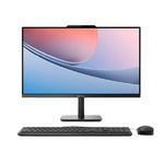 All in One Lenovo V100 N100 8GB 512GB con teclado y mouse negro frontal