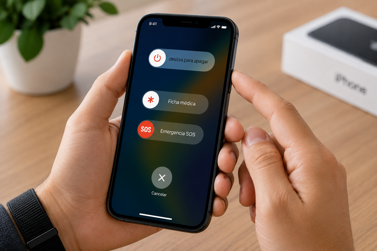 ¿Cómo apagar un iPhone?