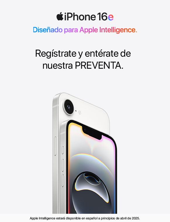 Preventa de iPhone 16e