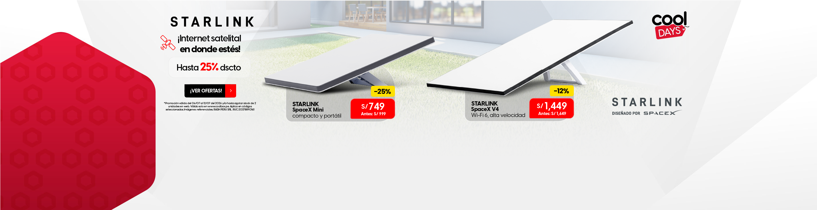 Starlink hasta 25% dscto